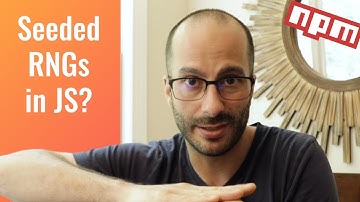 How do you use a seeded random number generator in JavaScript?