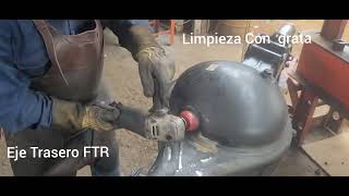 cómo Reparar fisura eje trasero  ISUZU FTR   🛠  how to repair fissure rear axle ISUZU FTR