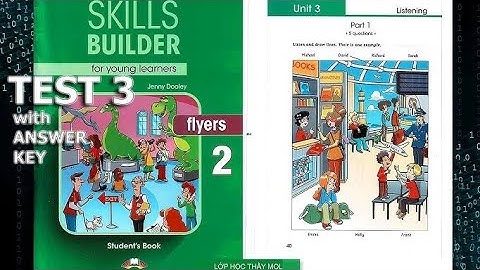 Flyers SKILLS BUILDER 2 UNIT 3