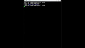 Red Hat Linux - How to create a file with Touch, Cat, Vi editor in Linux
