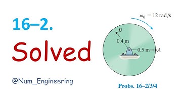16–2. The angular acceleration of the disk is defined bya(alpha) | Engineering Mechanics