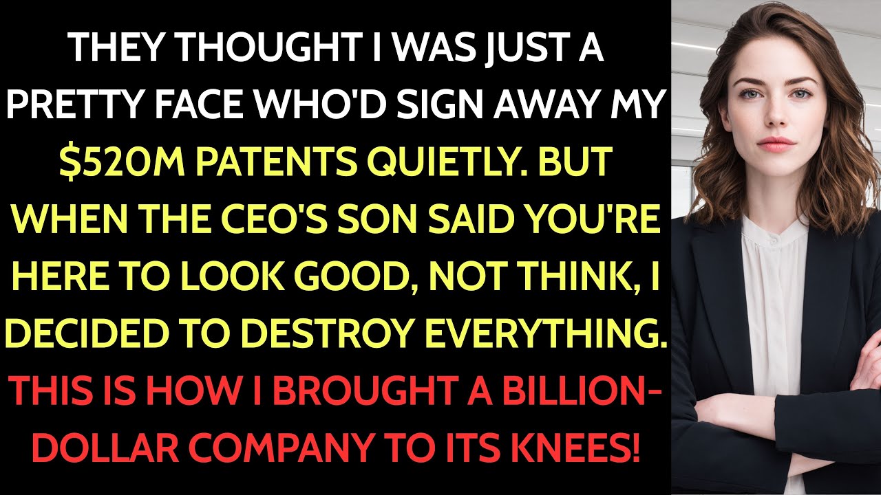 New CEO's Son Doubted My Worth, So I Sold Our $520M Patent Portfolio To Rivals ⚡ | #CorporateRevenge