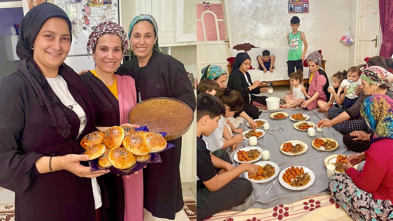 TÜM AİLE TOPLANDIK ????ABLAMIN EVİ LEZZETLİ YEMEKLER DOLU DOLU ÖĞLEN YEMEĞİ DAVETİ