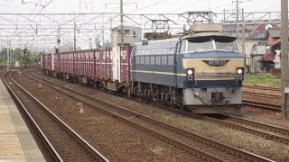 EF66 27号機 (8056レ) 清洲駅通過
