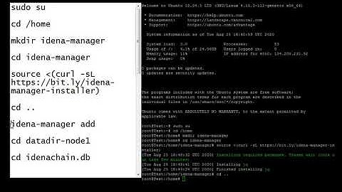 Idena - setup vps and sync in 5 minutes video