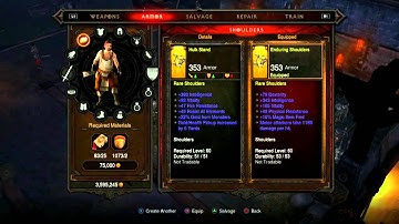 Diablo 3 Crafting with 5 on the Wizard console