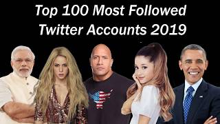 Top 100 Most Followed Twitter Accounts  |Top 100 Twitter Users by Followers