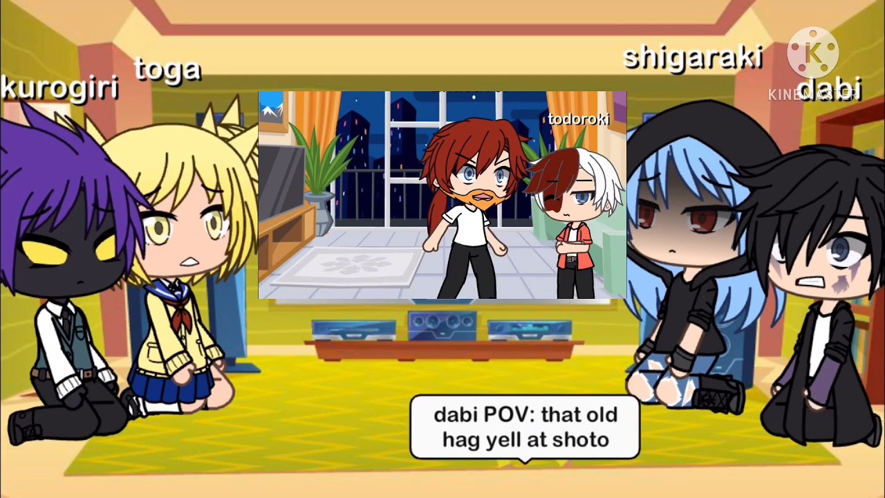 L O V react to shotoTodoroki