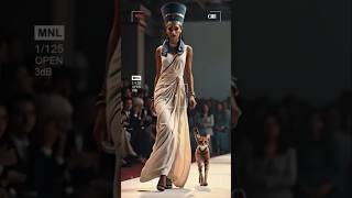 Best Catwalk Ever Queen Neferi And Her Feline Friend
