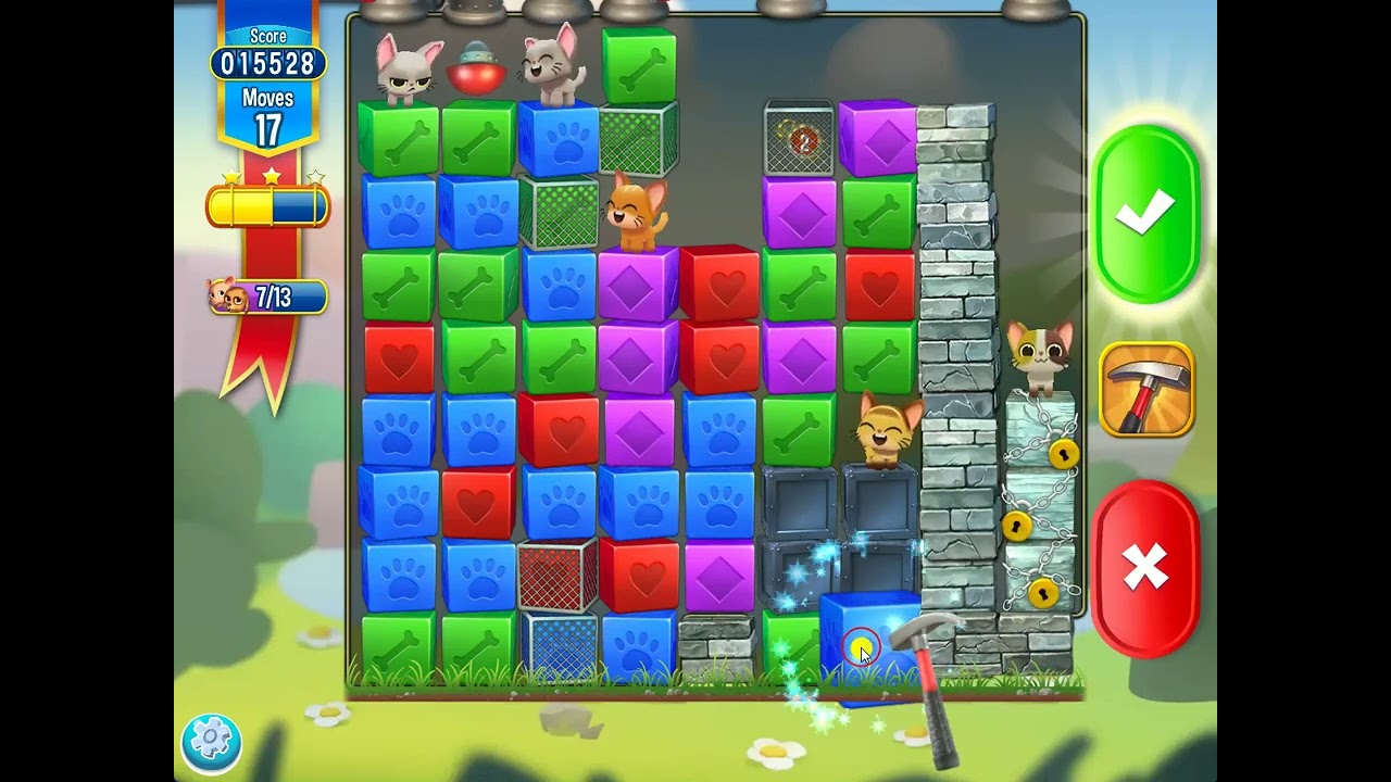 Pet Rescue Saga level 5052 no boosters| PuzzledCubes.site