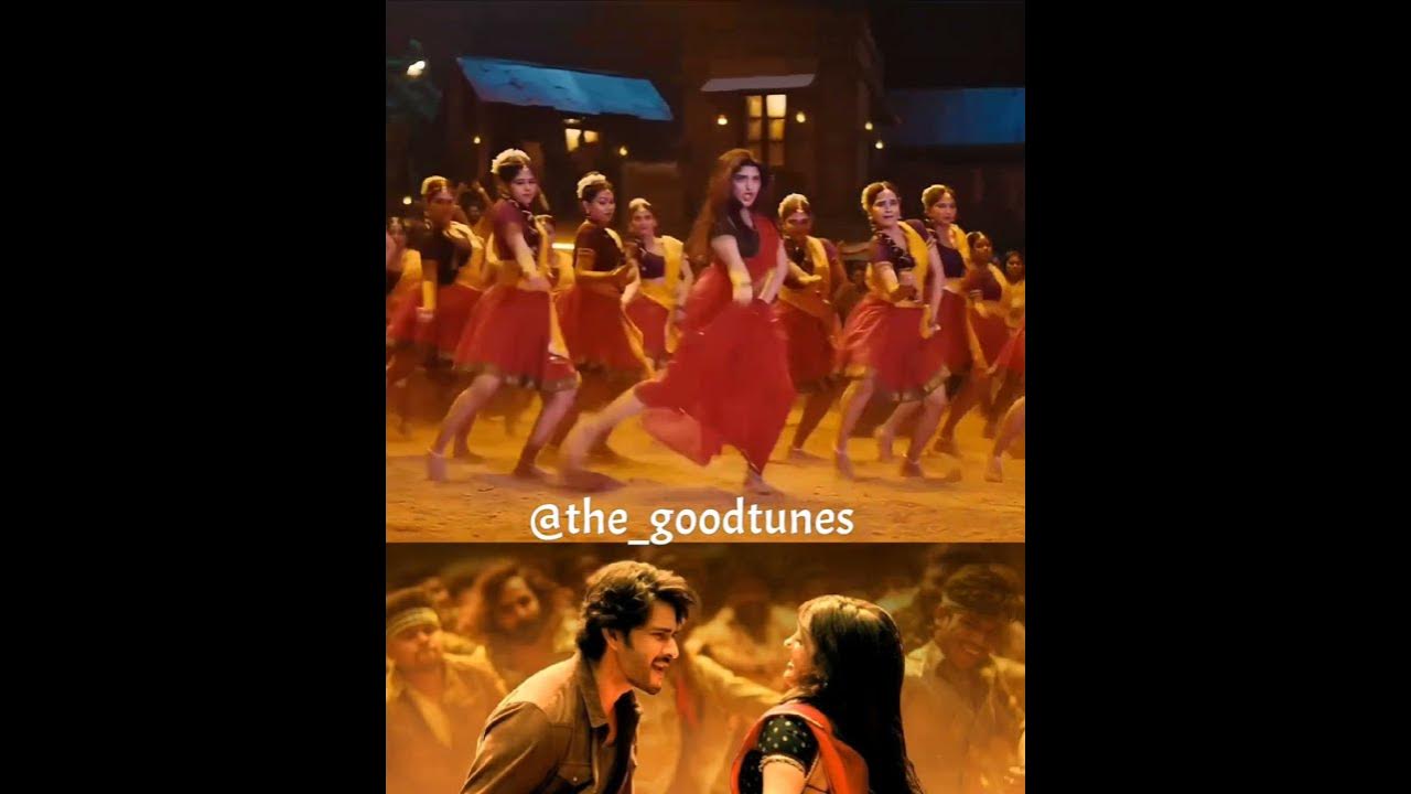 Kurchi Madathapetti - Guntur Kaaram - 2024🌶️ #sreeleela #maheshbabu #thaman #shamnakasim #trending