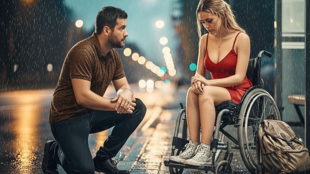 "Viens", dit un père célibataire à cette fille paralysée à l'arrêt: son geste a choqué le monde