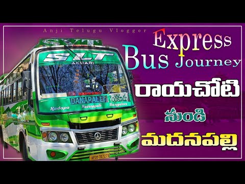 Rayachoti To Madanapalle SLT Bus Journey | Kadapa To Bangalore SLT Bus Journey