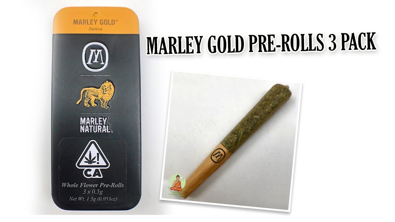 Marley Gold Pre Rolls 3 pack