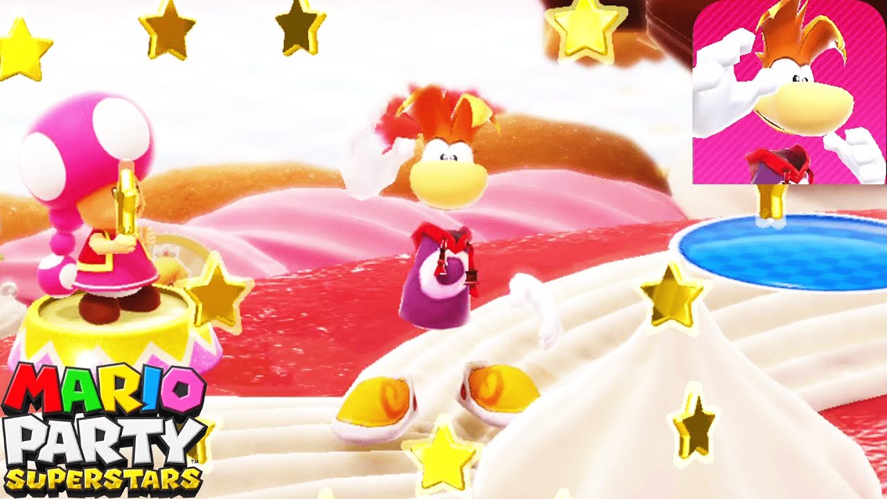 New Playable Rayman in Mario Party Superstars