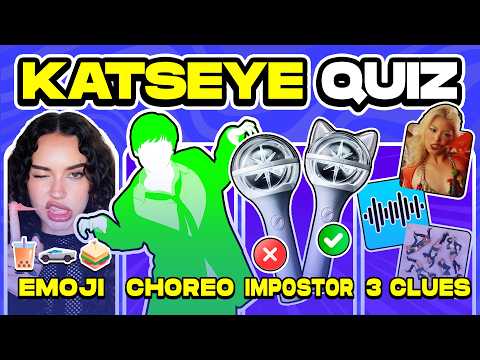 KATSEYE RANDOM GAME | Quiz for Real EYEKONS!