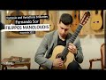 Filippos manoloudis plays fantasie and variations brillantes op 30 by f sor on a 2021 koumridis