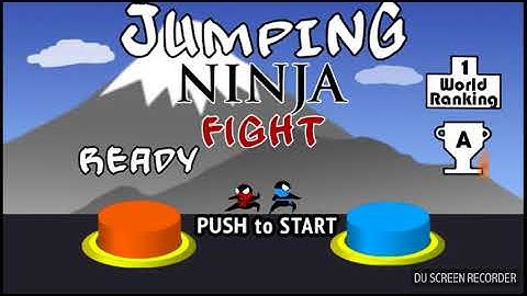 Rare gamer and cousin jumping ninja challenge