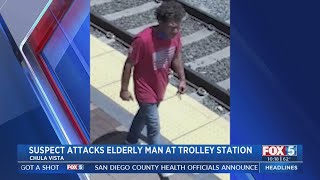 Police Seek To ID Man Who Allegedly Attacked Elderly Man At Trolley Station