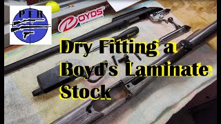 Dry Fitting a Boyd's Laminate Stock to my Ruger American