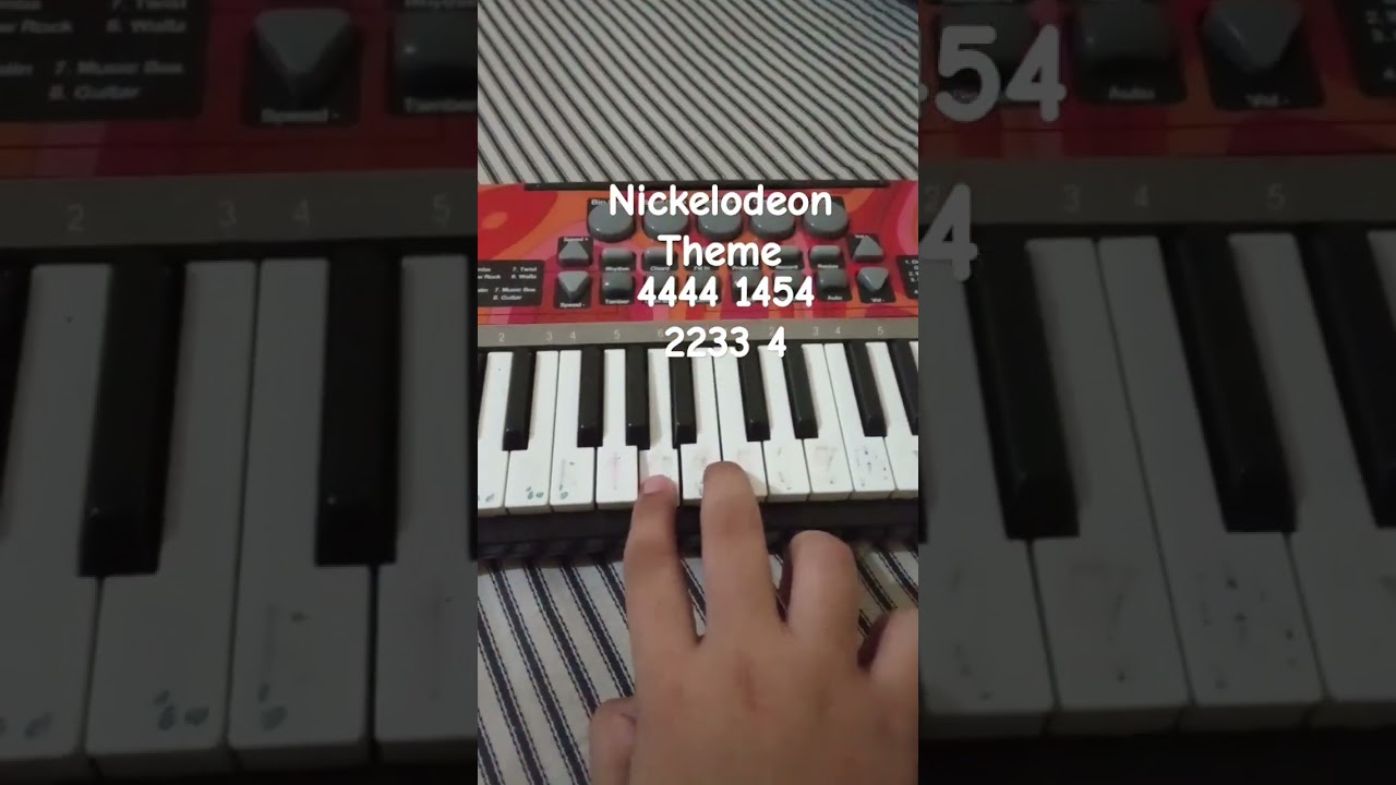 how to play nickelodeon on piano 