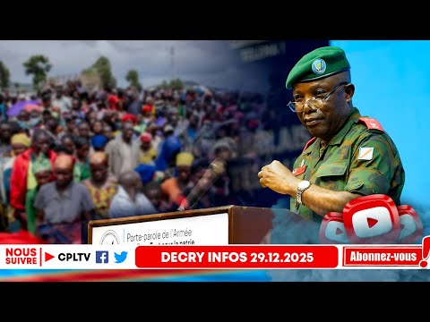 DECRY INFOS 29 12 25 TUTSI BANYARWANDA SONT ILS CONGOLAIS DOHA TOGO FATSHI PLAQUE TOUT ET APRES 