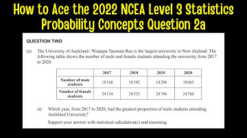 How to Ace the 2022 NCEA Level 3 Statistics Probability Concepts Question 2a
