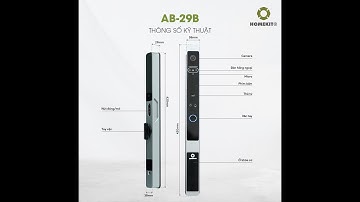 Homekit - Cách đổi chiều motor cho Khoá cửa face ID cho cửa nhôm Xingfa AB-29B