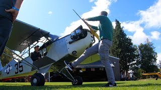 My Fear of Hand Propping debunked + Reward of Flying in a 90 year old Airplane!