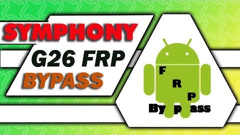 Symphony G26 FRP Bypass & Reset File || Without Box No Dead Risk
