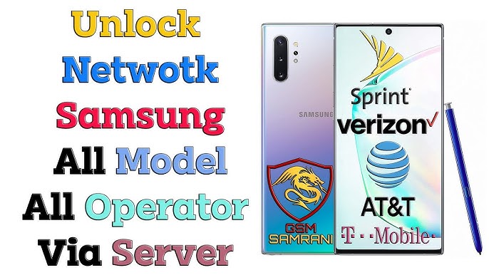 Sim Unlock Samsung Galaxy Note 10 Plus, Note 10 & Note 10+ 5G With Code  Permanently – Fast Delivery - Youtube