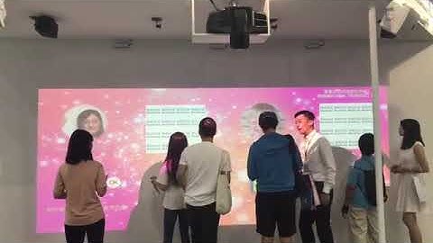 finger touch portable interactive whiteboard, interactive projection