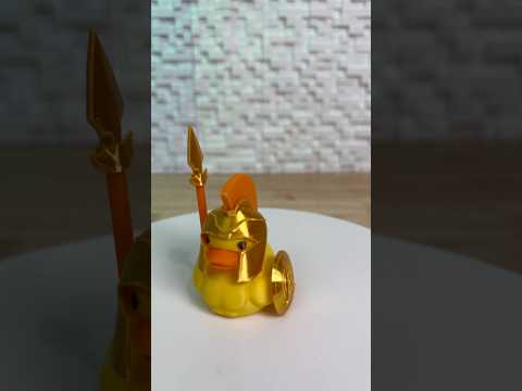 3d printed spartan duck #spartan #duck #3dprinting #bambulab #3d #fyp 