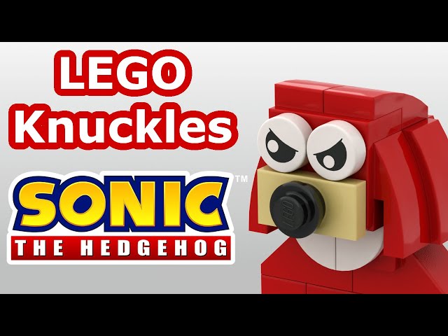 Knuckles LEGO Custom #knuckles #sonic #lego #legocustom #clay #minifig, do you know the way