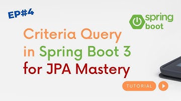 Spring Boot 3 criteria query for JPA Mastery EP #4