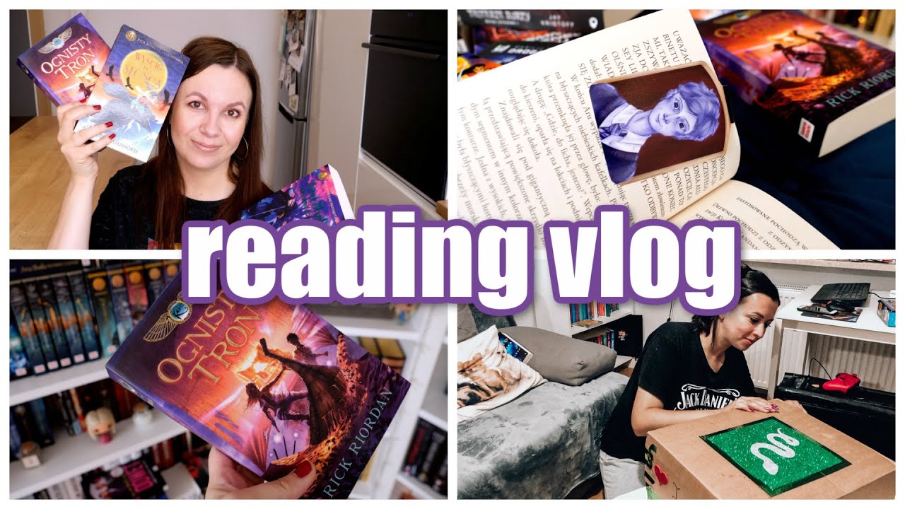 Riordan, ślizgoński unboxing i Aru Shah | READING VLOG +  ROZDANIE!