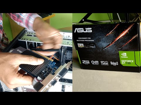 Graphics Card Installation | Full Guide | ASUS GeForce GT 730 2GB GDDR5 | Review