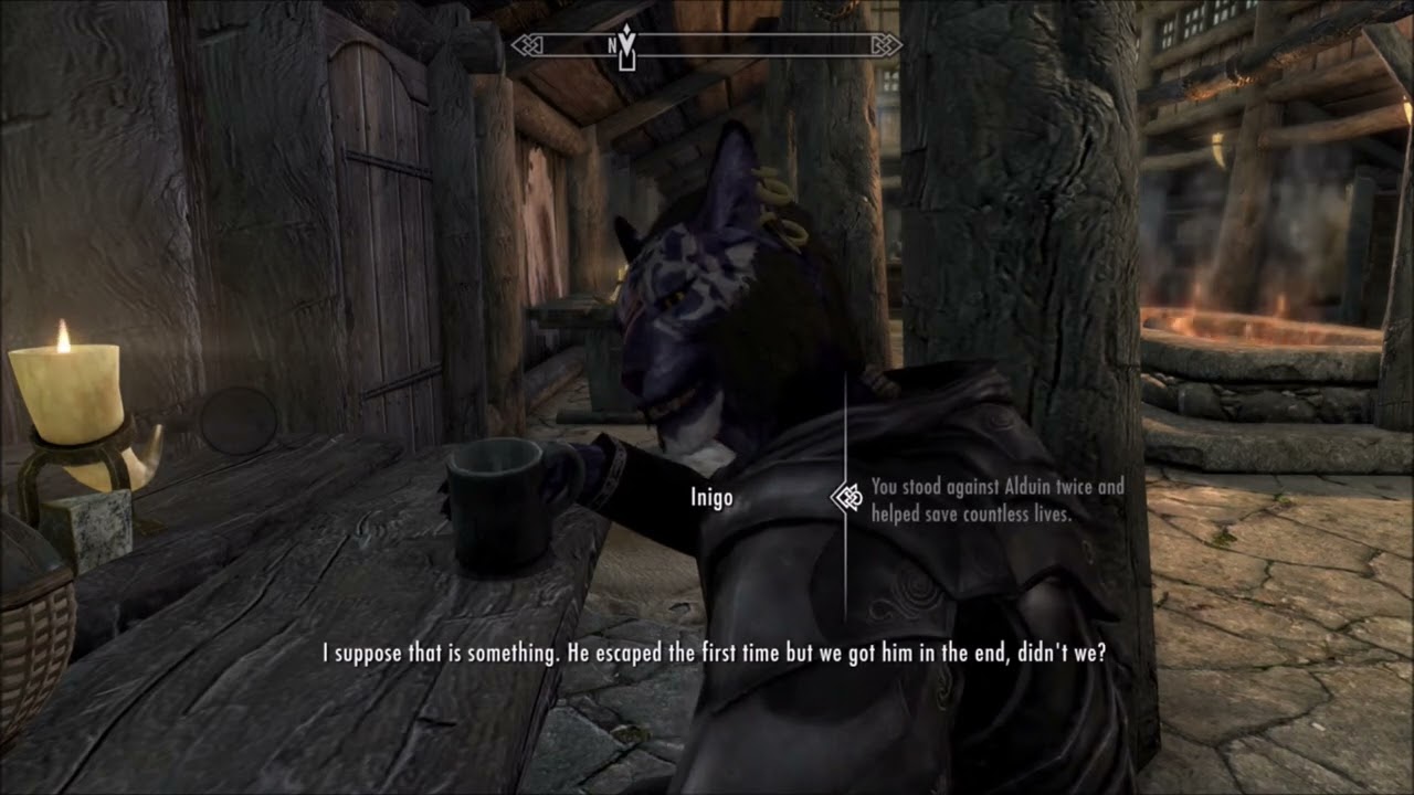 Еще один содержательный разговор с Иниго (Skyrim: Special Edition)
