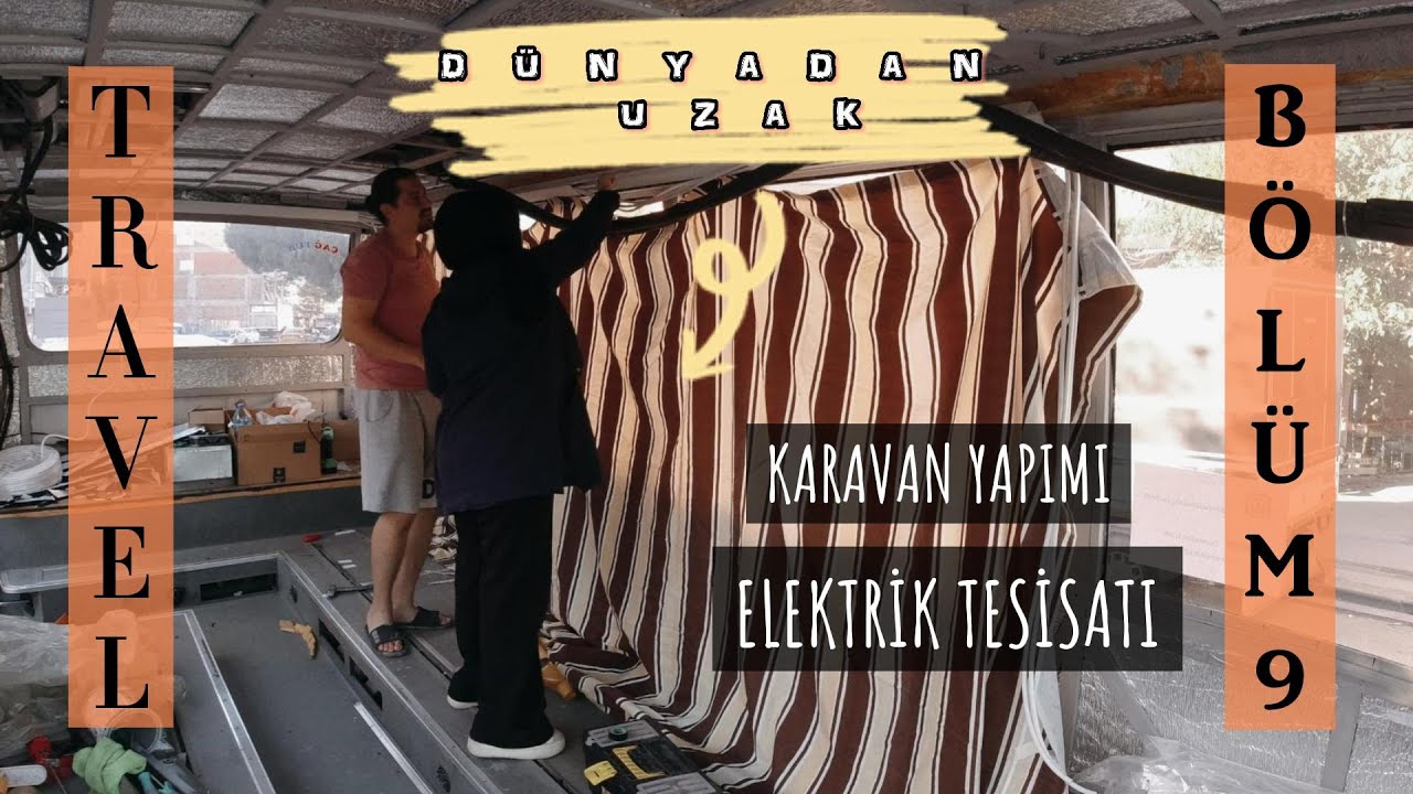 KARAVAN YAPIMI 9 | ELEKTRİK TESİSATI | İVECO EUROBUS | CARAVAN DESİGN