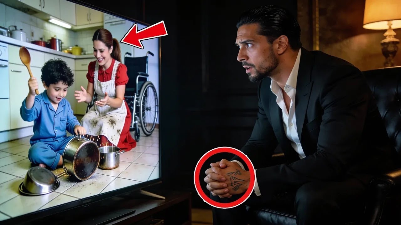 Mafiaboss versteckte Kameras für seinen gelähmten Sohn – bis er sah, was die Haushälterin tat.