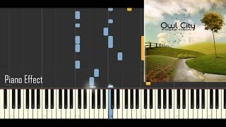 Download Lagu Owl City - Honey and the Bee (Piano Tutorial Synthesia) MP3