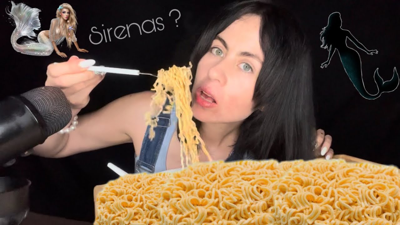 Asmr Comiendo Ramen 🍜 / Asmr  Existen las Sirenas ?