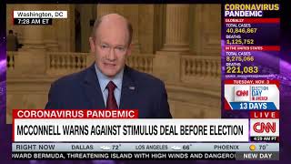 Sen. Coons joins CNN's New Day Wednesday, October 21