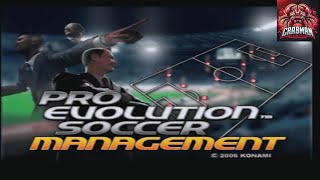 Pro Evolution Soccer Management (PS2) Gameplay