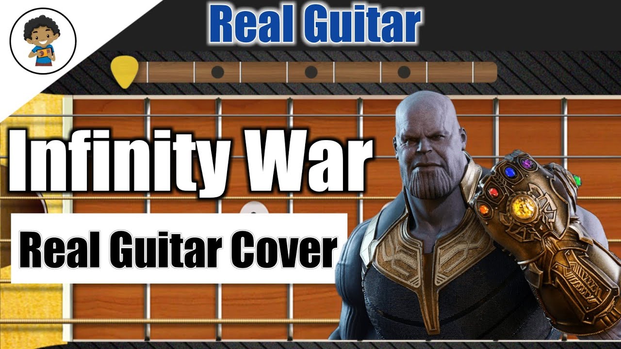 Avengers Infinity War | Real Guitar App Cover - By Mobile Guitarist.