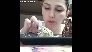 Rich creamy cake full with nuts satisfying video by Marta Riva vlog