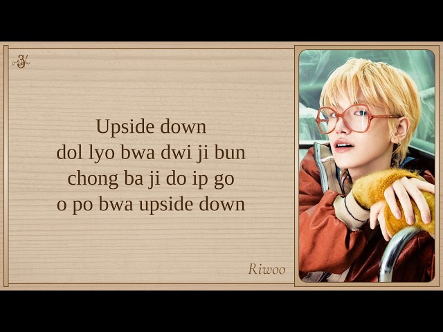 BOYNEXTDOOR 'Upside Down' Easy Lyrics