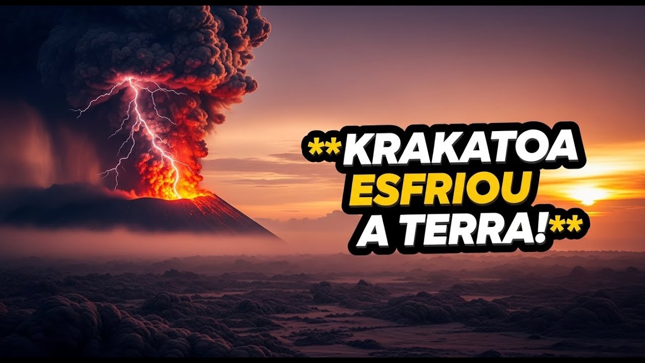 A Terra esfriou 1,5°C: o Krakatoa mudou o clima do planeta