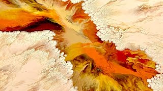 Autumn Frost Vibrant Fall Color Palette - Pearl Pour Blowout!  Fluid Art Tutorial