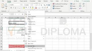 Apply the following border format to the active worksheet:  Cell B2: Outline border, thickest...